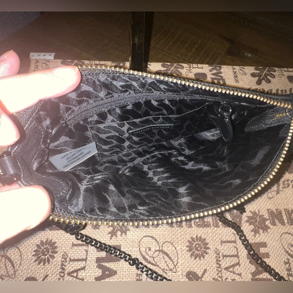 Rebecca Minkoff Black Textured Leather Bag - Picture 4 of 8